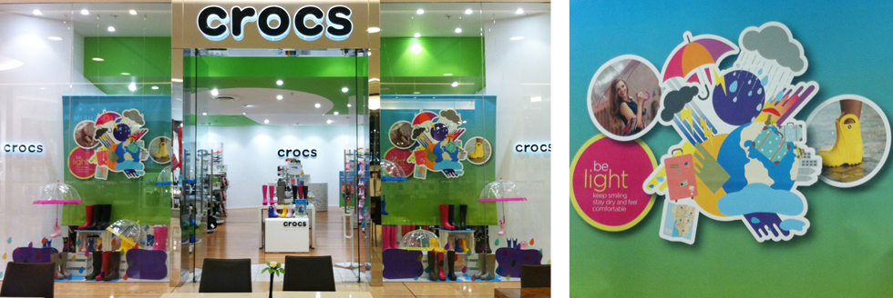 Crocs Window Graphics